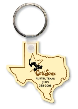 Product: Texas State Shape Key Tag (Spot Color)