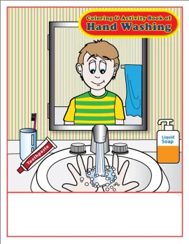 Product: Hand Washing Imprintable Coloring and Activity Book