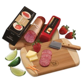 Product: Shelf-Stable A Taste of Wisconsin Snack Board w/Cleaver