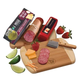 Product: A Taste of Wisconsin Snack Board w/Cleaver