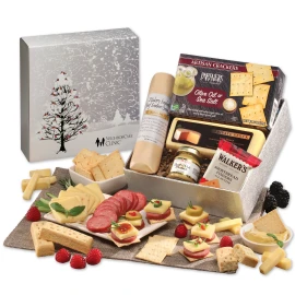 Product: Shelf Stable Snack Lover's Gift Box with Cardinals in Tree Sleeve