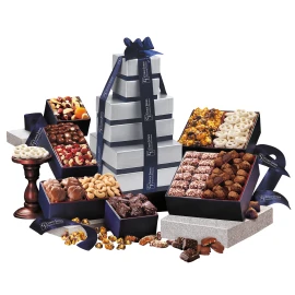 Product: Silver & Navy Executive Gourmet Tower
