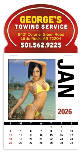 Product: Press-N-Stick Full-Color Header Sunshine Girls Calendar