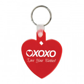 Product: Soft Squeezable Heart Key Tag