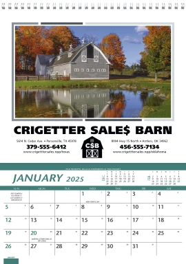 Product: Farm Pocket Calendar