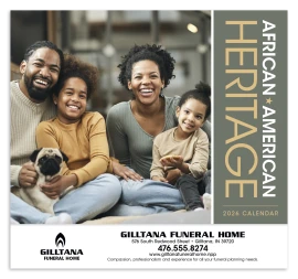 Product: African-American Heritage Family Calendar