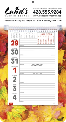 Product: Full-Color Weekly Memo Desk Calendar