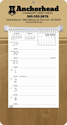 Product: Weekly Memo Desk Calendar