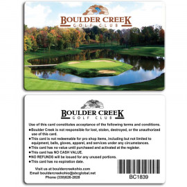 Product: White Plastic Credit/Membership Card