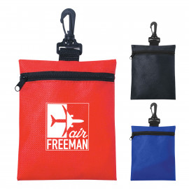 Product: NON-WOVEN ZIPPERED POUCH