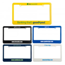 Product: 2 Holes w/ Straight Bottom License Plate