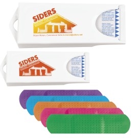 Product: White Dispenser with Fashion Bandages