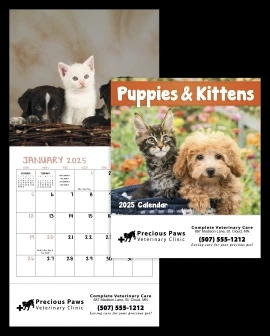 Product: Puppies & Kittens Mini Calendar