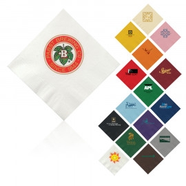 Product: Beverage Napkins White 2-Ply  (5"x5")