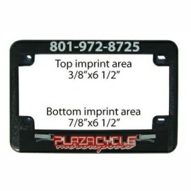 Product: Motorcycle License Plate Frame (7-1/2"x5")