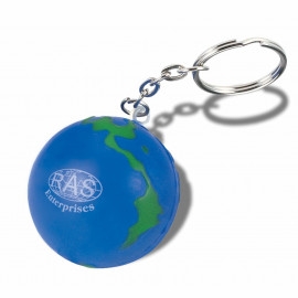 Product: Globe Squeeze Ball Key Chain