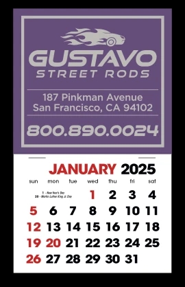 Product: Square Stick Up Calendar