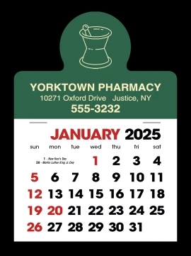 Product: Pestle Stick Up Calendar