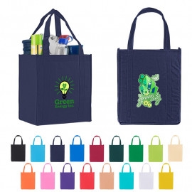 Product: Super Value Grocery Promotional Tote Bag - 12" w x 14" h x 8" d