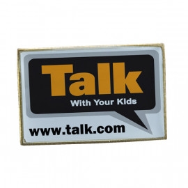 Product: Domed Lapel Pin Rectangle (1"x3/4")