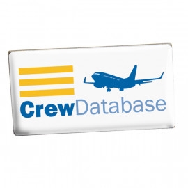 Product: Domed Lapel Pin Rectangle (1"x9/16")
