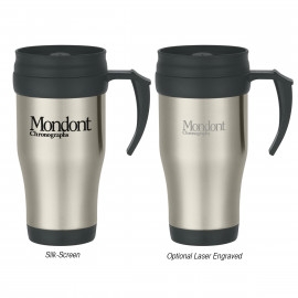 Product: 16 OZ. STAINLESS STEEL SLIDE ACTION TRAVEL MUG