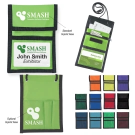Product: NYLON NECK WALLET BADGE HOLDER
