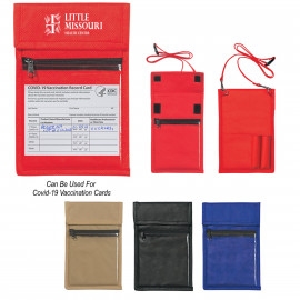 Product: Non-Woven Neck Wallet Badge Holder