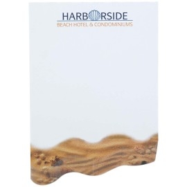 Product: BIC 4"x6" Adhesive Beveled Notepad (Angled Wave End)