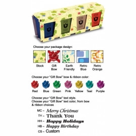Product: 4 Pack Promo Planter (Spot Color)