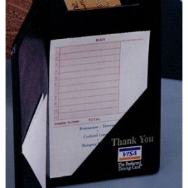 Product: Britiannia Guest Check Presentor w/ 2 Diagonal Pockets