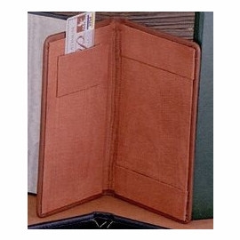 Product: Genuine Leather 3 Pocket Deluxe Guest Check (5"x8 3/4")
