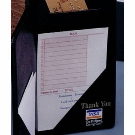 Product: Menu Leatherette Guest Check Presentor with 2 Diagonal Pocket