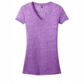 Product: District® - Juniors Microburn® V-Neck Tee