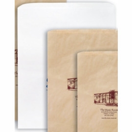 Product: White Kraft Paper Merchandise Bag (12"x15")