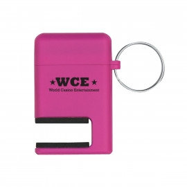 Product: 2-in-1 Phone Stand/Screen Cleaner with Key Ring