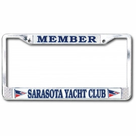 Product: Standard Chrome Die Cast License Plate Frame