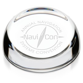 Product: Clear Slant-Top Paperweight