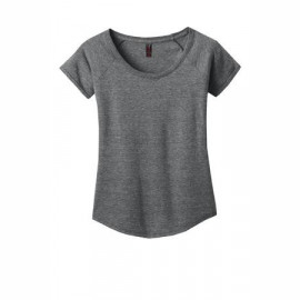 Product: District Made® Ladies Tri-Blend Scoop Tee