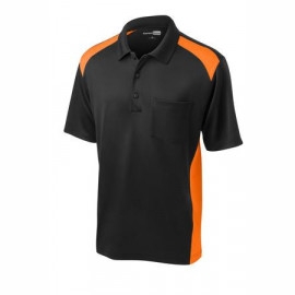 Product: CornerStone ® Select Snag-Proof Two Way Colorblock Pocket Polo
