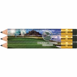 Product: Design Your Own Full Color Golf Pencils with Erasers