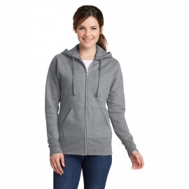 Product: Port & Company® Ladies Classic Full-Zip Hooded Sweatshirt