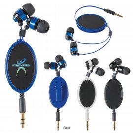 Product: Retractable Metal Earbuds