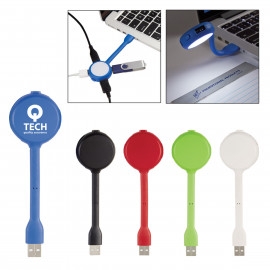 Product: 4-Port USB Hub With Book Light