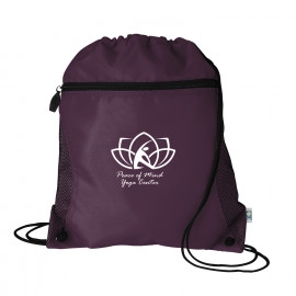 Product: Mesh Pocket Drawcord Sport Pack Backpack