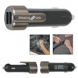 Product: CAR CHARGER WITH ESCAPE SAFETY TOOL