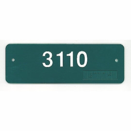 Product: 2" x 6" - Fully Customizable Acrylic ADA Compliant Signs - Laser Engraved - Made in the USA
