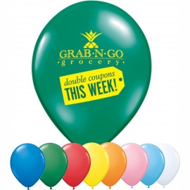 Product: 11" Qualatex Round Standard Color Latex Balloon