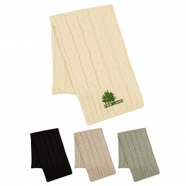 Product: CAMERON CABLE KNIT SCARF