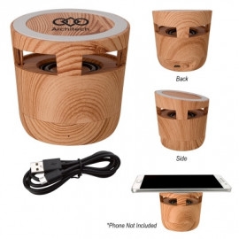 Product: WOODGRAIN WIRELESS CHARGING PAD AND SPEAKER